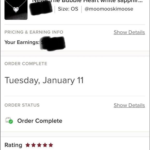 Last one! The Bubble Heart 925 Pendant necklace - Picture 3 of 12